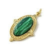 Faceted Synthetic Malachite Pendants FIND-Z028-40B-2