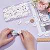 64Pcs 8 Styles Funny Opaque Resin Cabochons RESI-WR0001-14-3