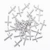 Non-Tarnish 201 Stainless Steel Tiny Cross Charms X-STAS-L197-36P-1