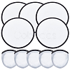 Sublimation Blank Polyester Folding Fan LS-AJEW-WH0010-57A-1