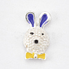 Bunny Alloy Enamel Cabochons MRMJ-S014-005K-1