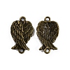 Tibetan Style Alloy Connector Charms FIND-WH0105-32AB-1