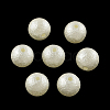 Matte Round ABS Plastic Imitation Pearl Beads SACR-R880-8mm-Z24-1