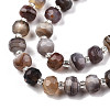Natural Botswana Agate Beads Strands G-N327-08N-3