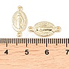 Brass Oval with Virgin Connector Charm LS-KK-Z146-31G-3