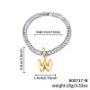 Fashionable Brass Charm Bracelets LI7211-23-1