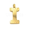 Ion Plating(IP) 304 Stainless Steel Charms STAS-G345-01G-I-1