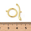 Rack Plating 925 Sterling Silver Toggle Clasps STER-G038-03G-3