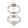 Brass Bangle Making BJEW-K156-01P-4