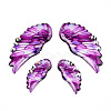 Epoxy Resin Wing Pendants FIND-N005-64D-1