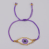 Bohemian Style Handmade Beaded Evil Eye Bracelet for Couples and Friends RR7314-3-1