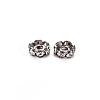 Brass Rhinestone Spacer Beads RB-A006-6MM-B-2