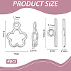 4Pcs 925 Sterling Silver Toggle Clasps STER-BC0003-11-2