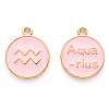 Alloy Enamel Pendants X-ENAM-S124-01A-09J-1