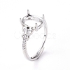 Adjustable Brass Finger Ring Components KK-L193-08P-4