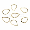 Brass Linking Rings KK-F831-017C-G-RS-1