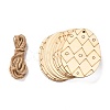 DIY Crafts Easter Egg Shape Cutouts Pendants AJEW-P087-B01-02-1