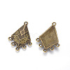 Tibetan Style Alloy Chandelier Components Links TIBE-G014-02AB-NF-2