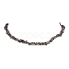 Natural Ice Obsidian Chip Beaded Necklace NJEW-JN04616-02-1