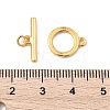 SHEGRACE Brass Toggle Clasps XGR0123G-157G-3