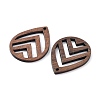 Walnut Wood Laser Cut Pendants WOOD-Q051-03J-2