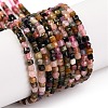 Natural Multicolor Tourmaline Beads Strands G-F770-A01-02-2