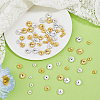 HOBBIESAY 240Pcs 8 Styles Iron & Brass Rhinestone Spacer Beads FIND-HY0002-96-5