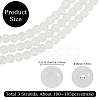 3 Strands Baking Paint Imitation Jade Glass Round Bead Strands DGLA-PA0001-01A-2