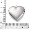 304 Stainless Steel Locket Pendants STAS-S171-13P-04-3