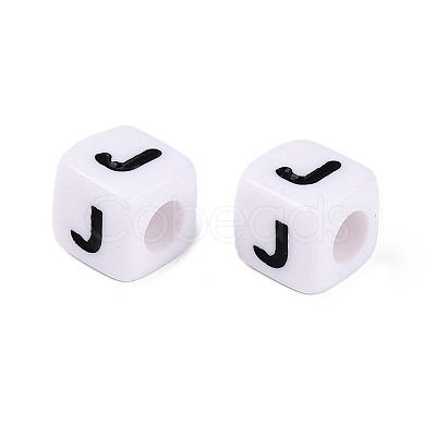 Opaque Acrylic Beads SACR-N020-04A-J-1