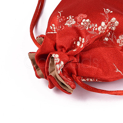 Chinese Embroidery Satin Drawstring Bags ABAG-N009-02A-1