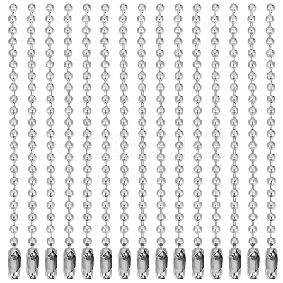 30Pcs 304 Stainless Steel Ball Chains STAS-BBC0006-70-1
