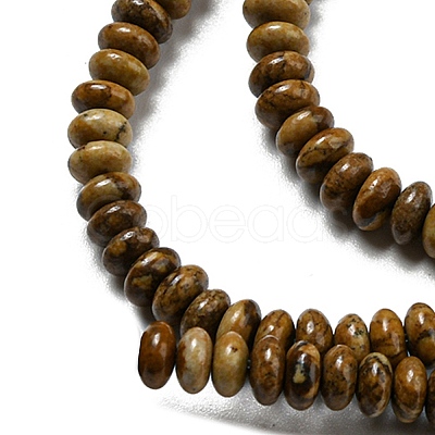 Natural Picture Jasper Beads Strands G-K343-C10-01-1