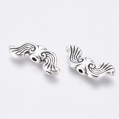 Tibetan Style Alloy Beads TIBEB-EA9130Y-FF-1