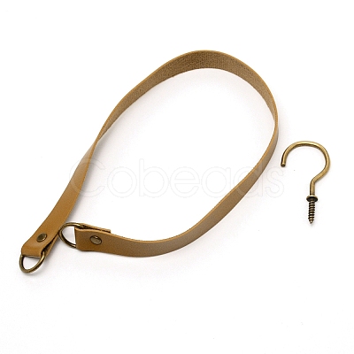 Leather Curtain Tiebacks Clips AJEW-WH0029-18B-1