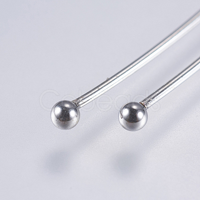 Tarnish Resistant 304 Stainless Steel Ball Head Pins LS-X-STAS-F146-02P-40mm-1