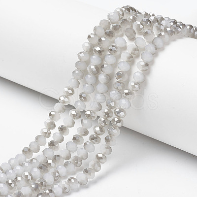 Electroplate Glass Beads Strands EGLA-A034-J10mm-E05-1