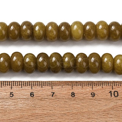 Dyed Natural White Jade Beads Strands G-G107-A44-01-1