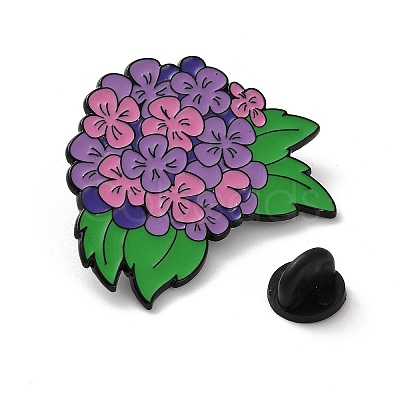Hydrangea Enamel Pins JEWB-Z048-05EB-02-1