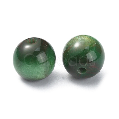 Two Tone Opaque Resin Beads RESI-TAC0010-65A-1