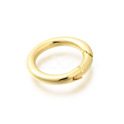 Brass Spring Gate Rings KK-L225-012G-1