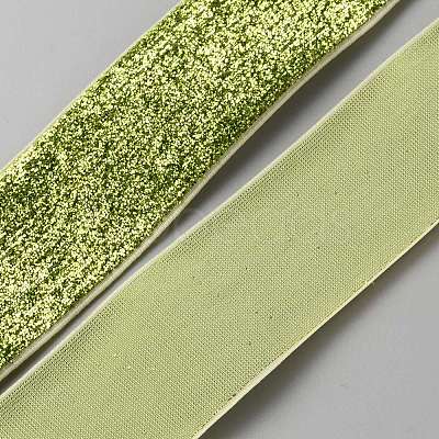Sparkle Polyester Ribbon OCOR-WH0082-158B-02-1