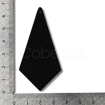 Printed Kite Acrylic Big Pendants OACR-L018-14C-1
