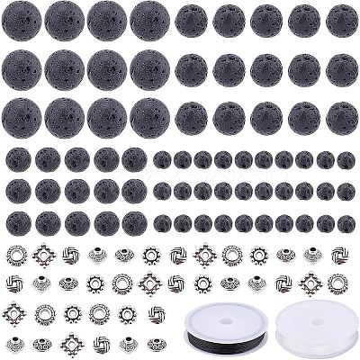 DIY Bead Stretch Bracelets Making Kits DIY-NB0004-61-1