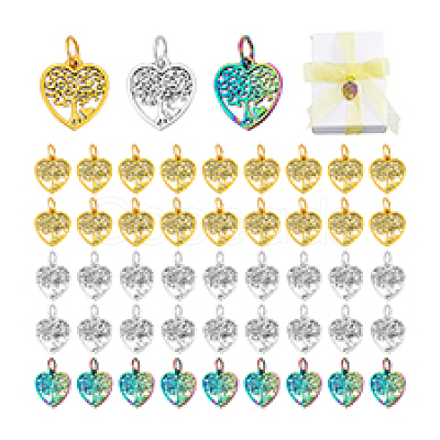 50Pcs Alloy Pendants PALLOY-PH01775-1