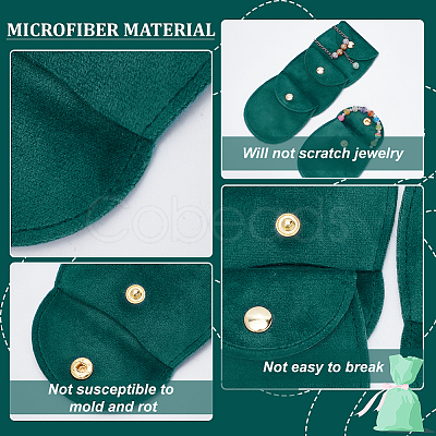 Velvet Jewelry Flap Pouches LS-TP-WH0007-13G-01-1