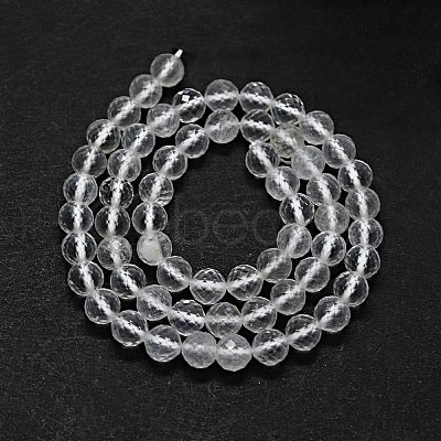 Natural Quartz Crystal Beads Strands G-G927-25-1