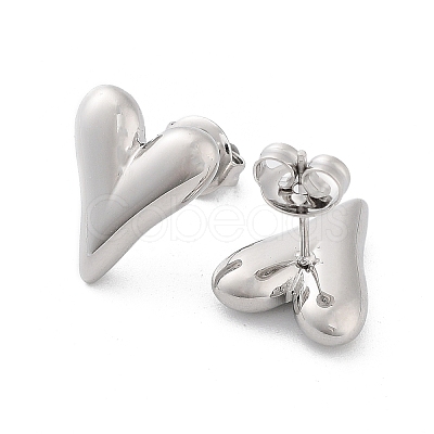 Non-Tarnish 304 Stainless Steel Stud Earrings EJEW-H115-31P-1