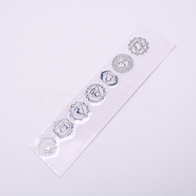 Chakra Theme Self Adhesive Brass Stickers DIY-WH0171-79P-1