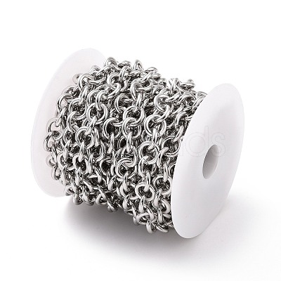 Tarnish Resistant 304 Stainless Steel Rolo Chains CHS-H013-07P-A-1